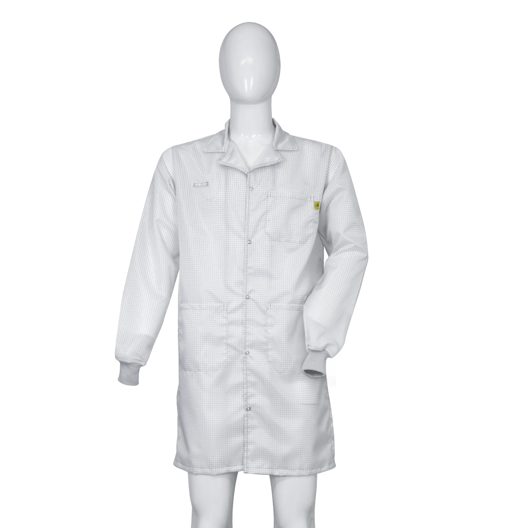 Grounding ESD Smock Knee Length CleanStat AD